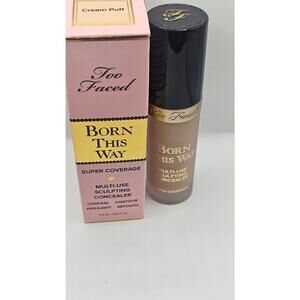 TOO FACED Born This Way Super Coverage Multi-Use Sculpting Concealer CREAM PUFF